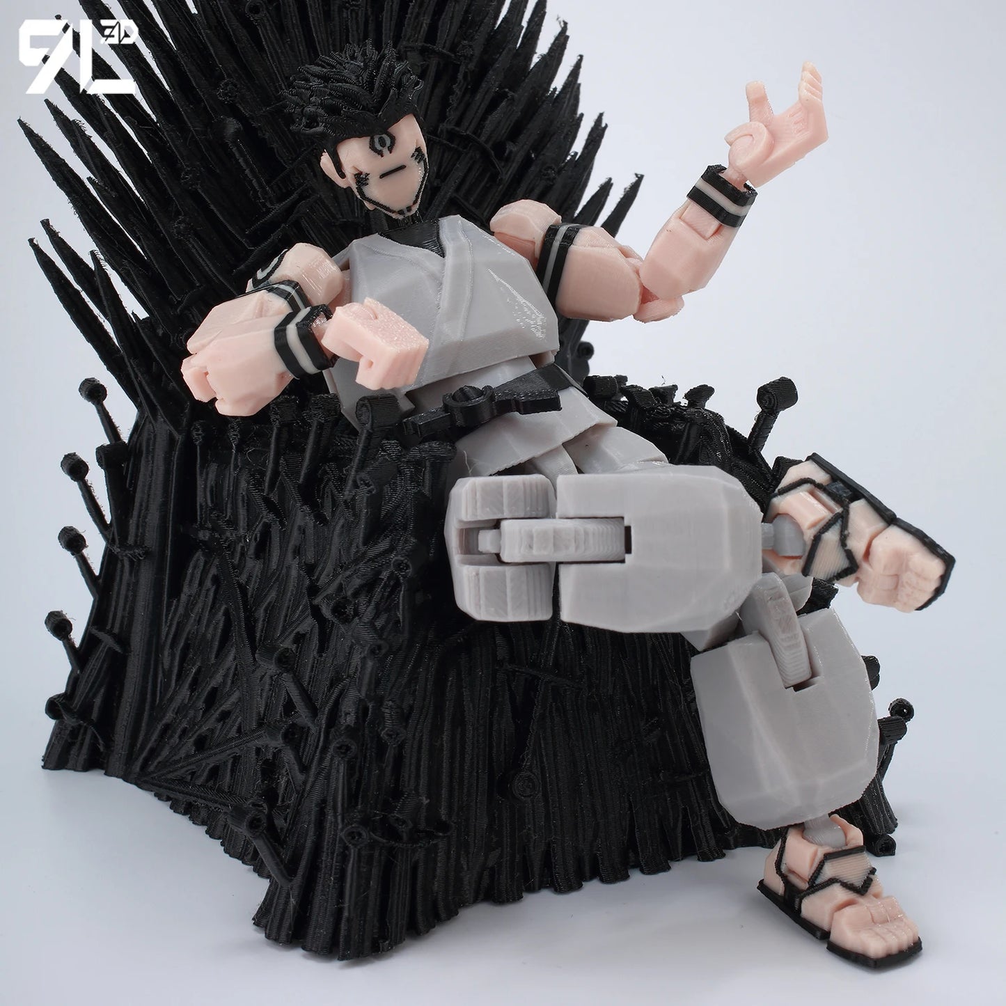 9L3D Printed Anime Action Figures — Jujutsu Kaisen Sukuna, Yuji, Yuta, Satoru Gojo Movable Mannequin Toys