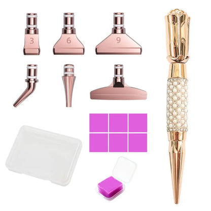 5D Diamond Painting Pen Kit – Glitter Sparkle Drill Pens for Cross Stitch, Embroidery, DIY Crafts & Nail Art