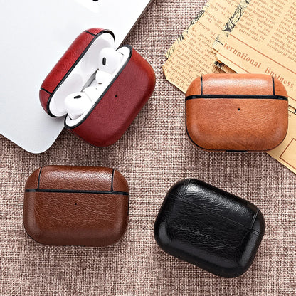 Leather Case for AirPods Pro 2 — Business Earphone Cover for Apple AirPods 3 & Pro 2nd Gen USB-C