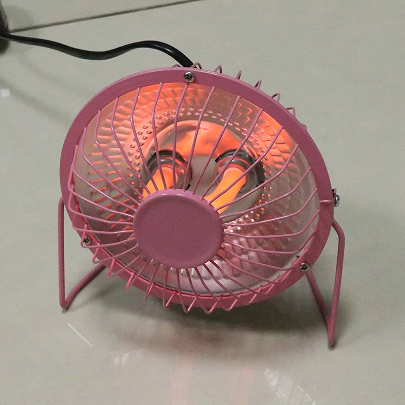 Mini Portable Electric Heater - Quiet Room Thermostat Heating Fan for Indoor Office, Bedroom - Choose 4" or 6" Size
