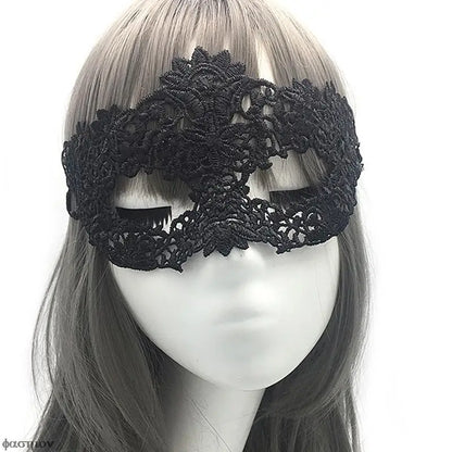 Halloween Lace Velvet Mask — Sexy Unisex Masquerade Eye Mask for Party, Prom, Costume & Cosplay Gifts