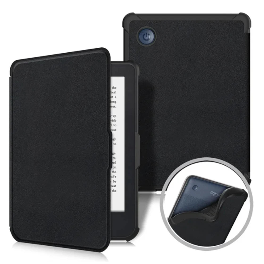 Kobo Clara BW/Clara Colour 2024 Case - 6 Inch Auto Wake Sleep PU Leather Cover, Soft Magnetic Ereader Hoesje N365 N367 Funda