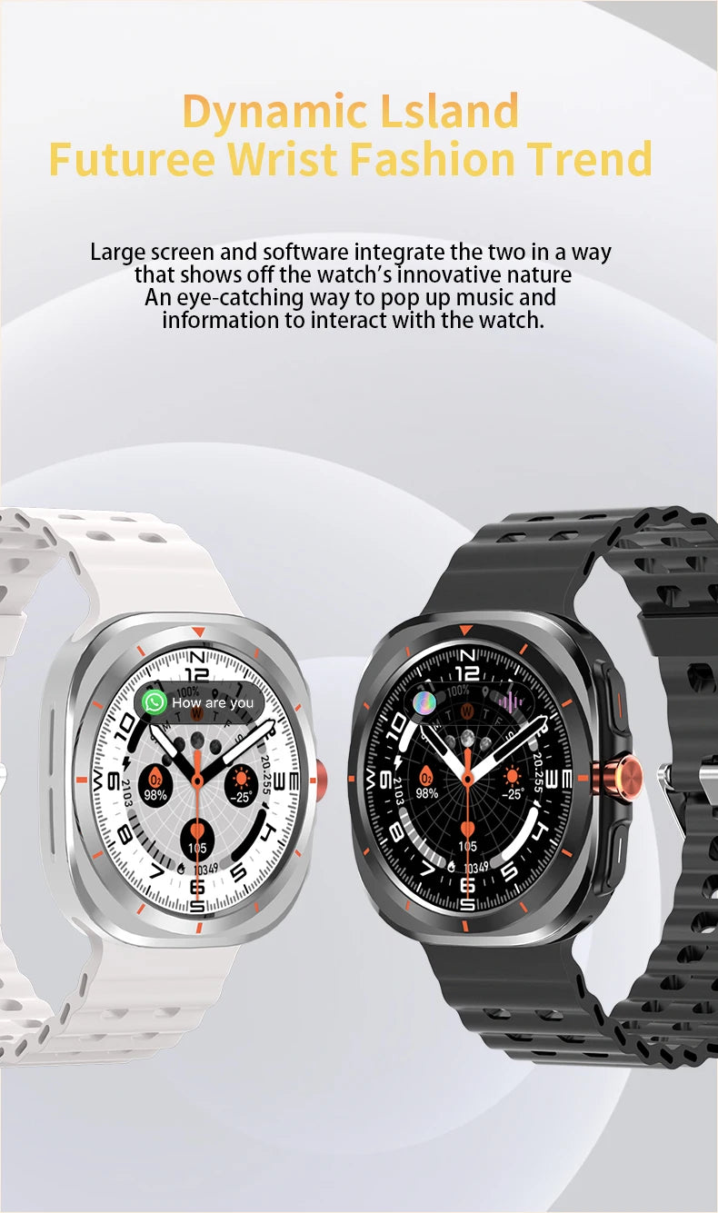 G.L Wear 2025 Men’s Smartwatch – Heart Rate, Fitness Tracking, Bluetooth Calling & Pedometer