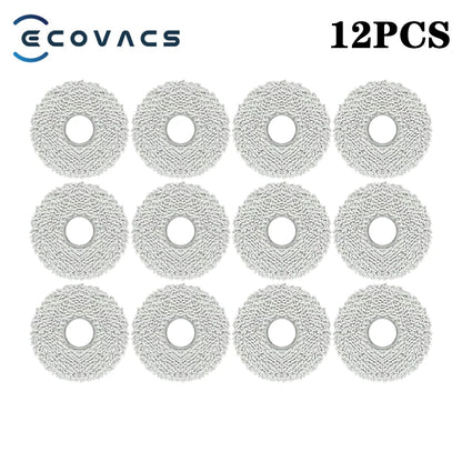 Ecovacs Deebot T30 Pro Omni / YEEDI M12 Pro+ Parts – Roller Brush, Side Brush, HEPA Filter, Dust Bag, Mop Cloth & Bracket