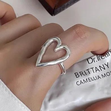 925 Sterling Silver Geometric Ring — BF CLUB Fashion Handmade Ring for Women, Party & Christmas Gift