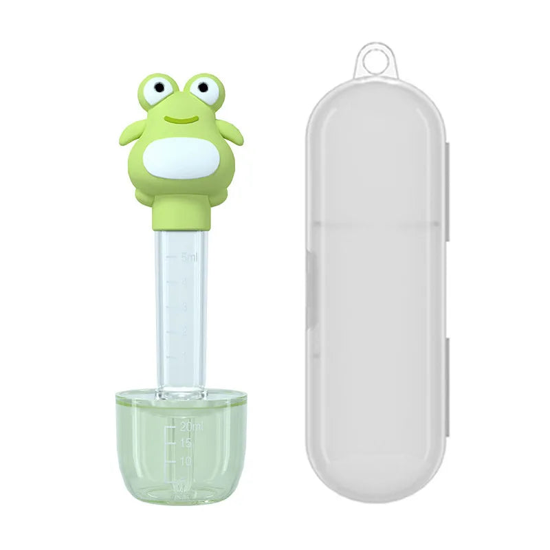 5ml Baby Medicine Feeder Syringe - Silicone Pacifier Dispenser for Infant Liquid Medicine and Feeding