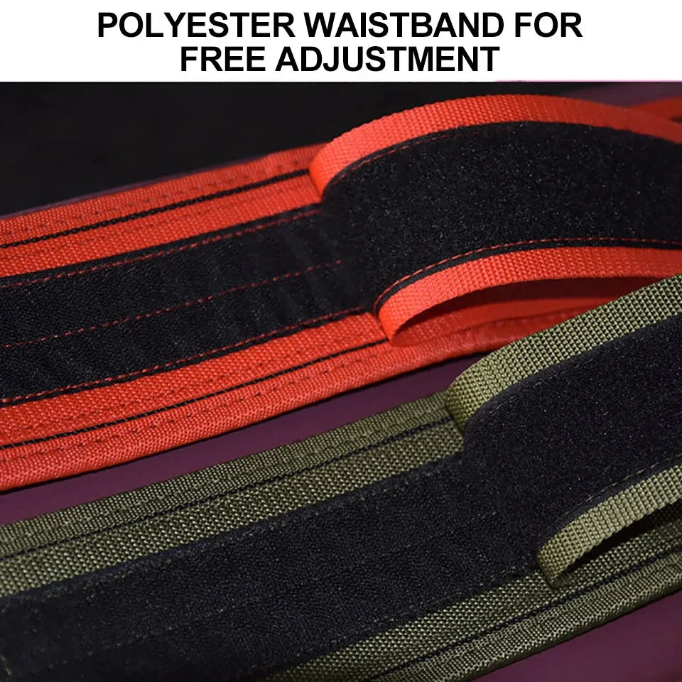 Quick Locking Weightlifting Belt – Adjustable Nylon Gym Workout Belt for Men and Women, Deadlifting, Squatting, Lifting, Back Support