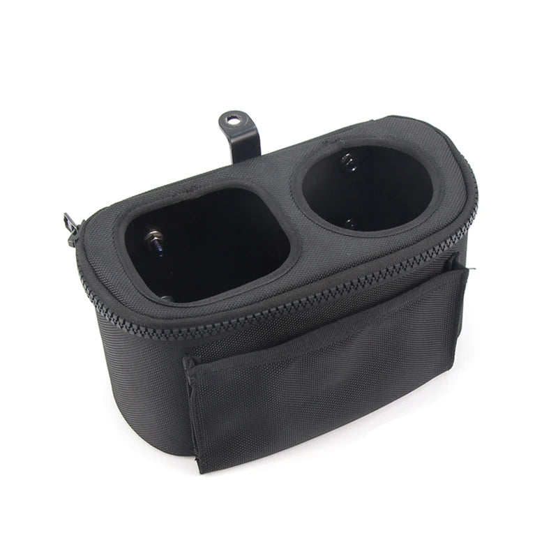 Yamaha NMAX/XMAX/TMAX Motorcycle Handlebar Cup Holder — Water Bottle Cage & Storage Bag for Scooters