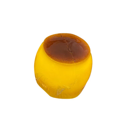 Pudding Squeeze Ball - Caramel Crunchy Handmade Squishy Fidget Toy for Stress Relief