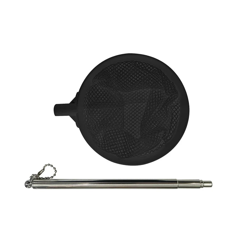 Stainless Steel Retractable Aquarium Fish Net – Small Shrimp Fishing Net for Fish Tank Cleaning and Water Maintenance Accessories Tool
