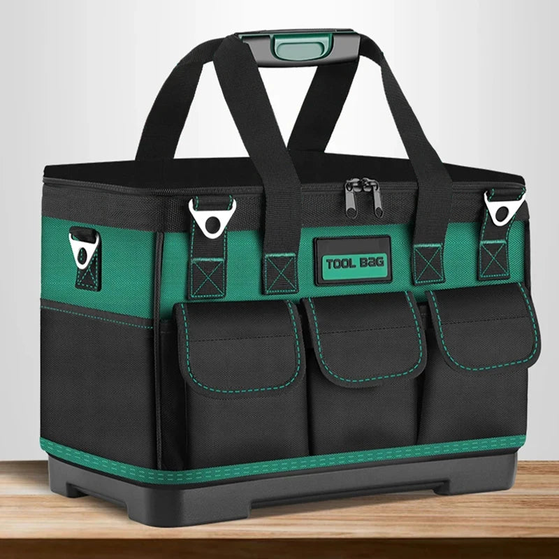 23-inch Large Capacity Waterproof Tool Bag – Thickened 1680D Oxford Electrician Storage