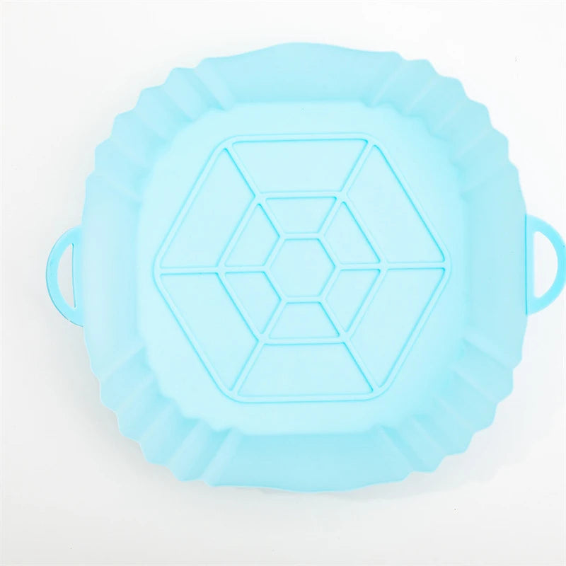 Reusable Silicone Air Fryer Liners Food Safe Non-Stick Pot for Air Fryer Basket Accessories