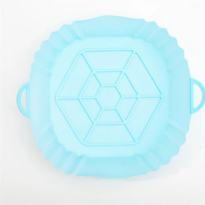 Reusable Silicone Air Fryer Liners Food Safe Non-Stick Pot for Air Fryer Basket Accessories
