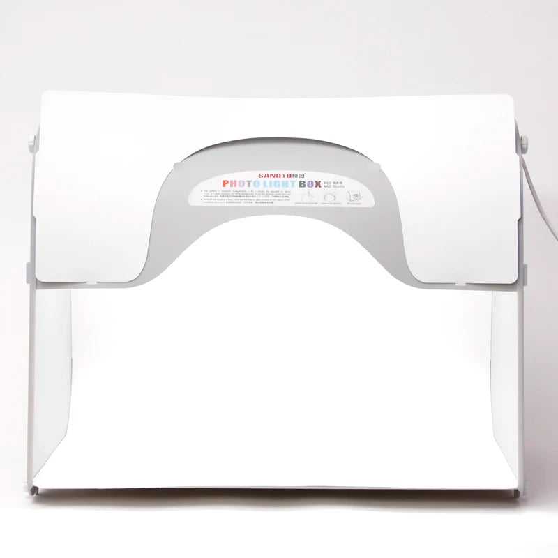 SANOTO LED Photograph Lightbox – Dimmable Photo Studio Softbox for Manicure & Tabletop Shooting