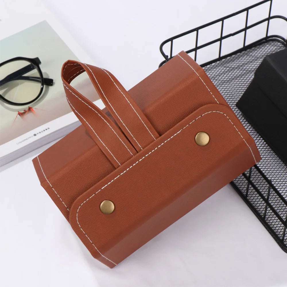 Multi-Slot Portable Glasses Organizer – 2 to 6 Slot Eyeglasses & Sunglasses Travel Storage Case