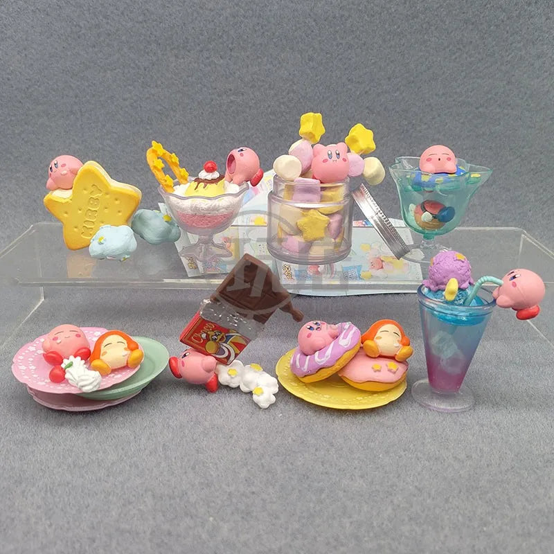 Rement Kawaii Kirby Dessert Blind Box - King Dedede & Meta Knight Desktop Decor Anime Collectible Birthday Gift