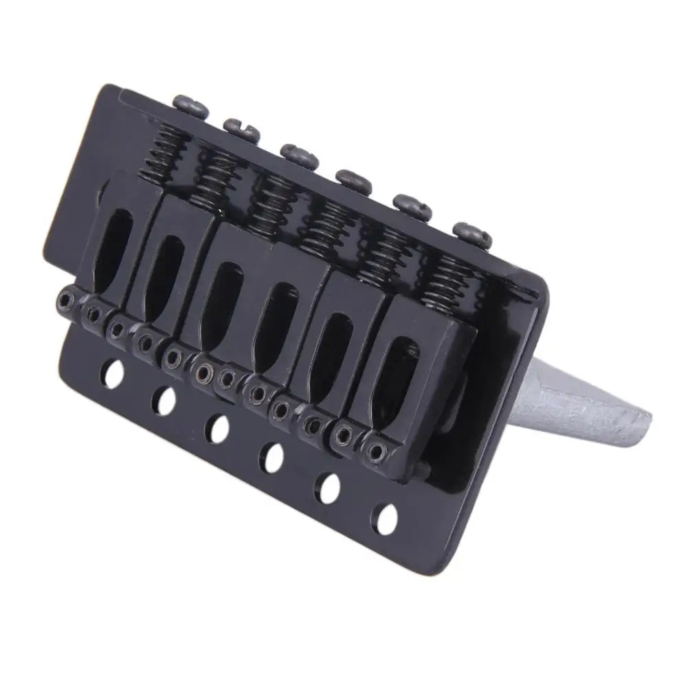 6-String Guitar Bridge Saddle Tailpiece — Tremolo Bridge for Strat SQ ST Electric Guitars, Standard Guitar Accessory