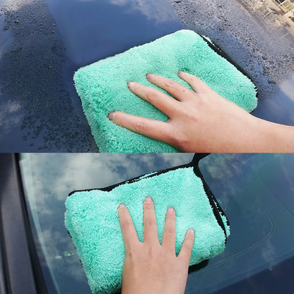 Portable 1200GSM Super Soft Microfiber Car Drying Towel – Ultra Absorbent Premium Wash Cloth
