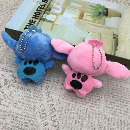 Disney Lilo & Stitch Plush Doll Keychain – Cute Stuffed Animal Pendant for Kids' Birthday & Christmas Gifts