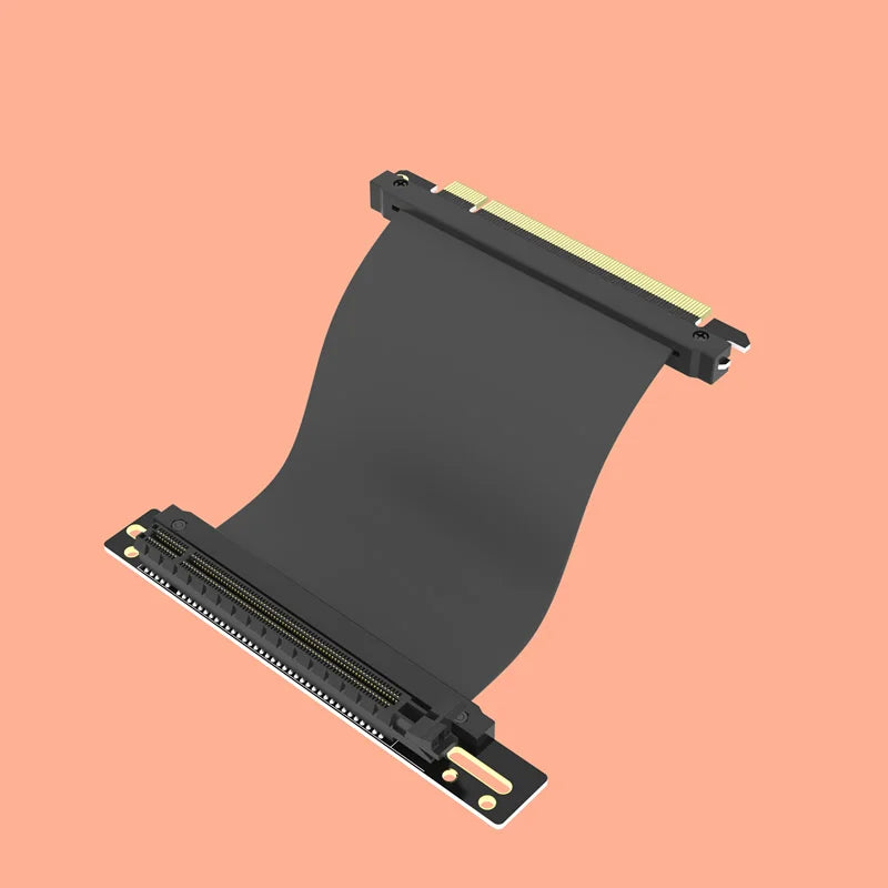 PCIe 3.0 x16 Riser Cable - 90° Full Speed Graphics Card Extension Adapter 164-Pin