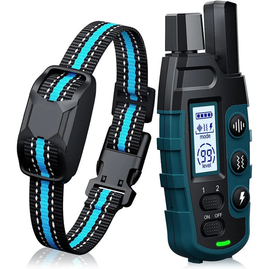3300Ft Remote Dog Training Collar - Rechargeable Waterproof E-Collar with Beep, Vibration & Training Modes