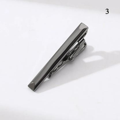 Men’s Fashion Tie Clip Pin - Metal Necktie Bar for Business, Wedding & Party Suit Accessories Gift