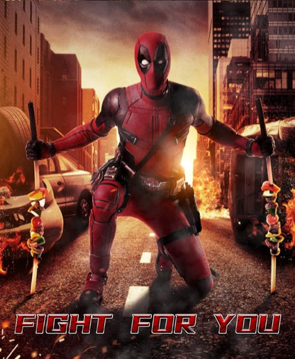 Deadpool Cosplay Costume for Kids – Superhero Roleplay Outfit with Headgear & Gloves, Halloween Party Suit