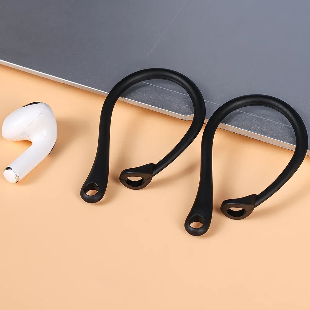 Silicone Ear Hooks for AirPods Pro | Anti-fall Bluetooth Earphone Holder | Sports Earhooks | 1-6 Pairs Accessories