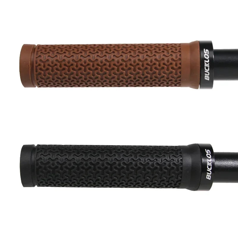 BUCKLOS Lock-On Bicycle Handlebar Grips — Anti-Slip Waterproof MTB Damping Cuffs for Mountain Bikes