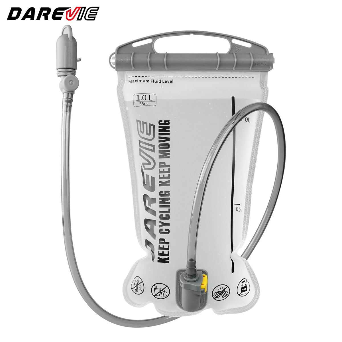 DAREVIE Cycling Set - Gravel Skinsuit with 6 Pockets, 2L+ Capacity & Seamless Anti-Slip Leg Grippers