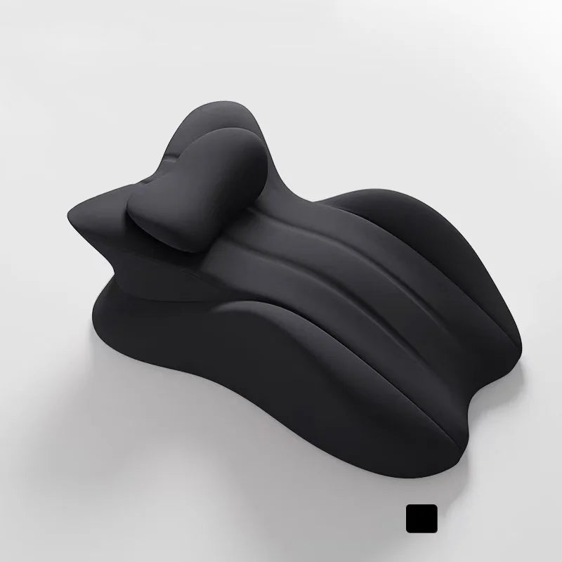 Prone Sleeping Pillow – Memory Foam Varicose Cushion, Ergonomic Waist & Cervical Traction Support for Body Relaxation