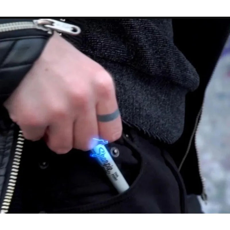 Static Marker Gimmick - Psychokinetic Pen Coin Magic Trick