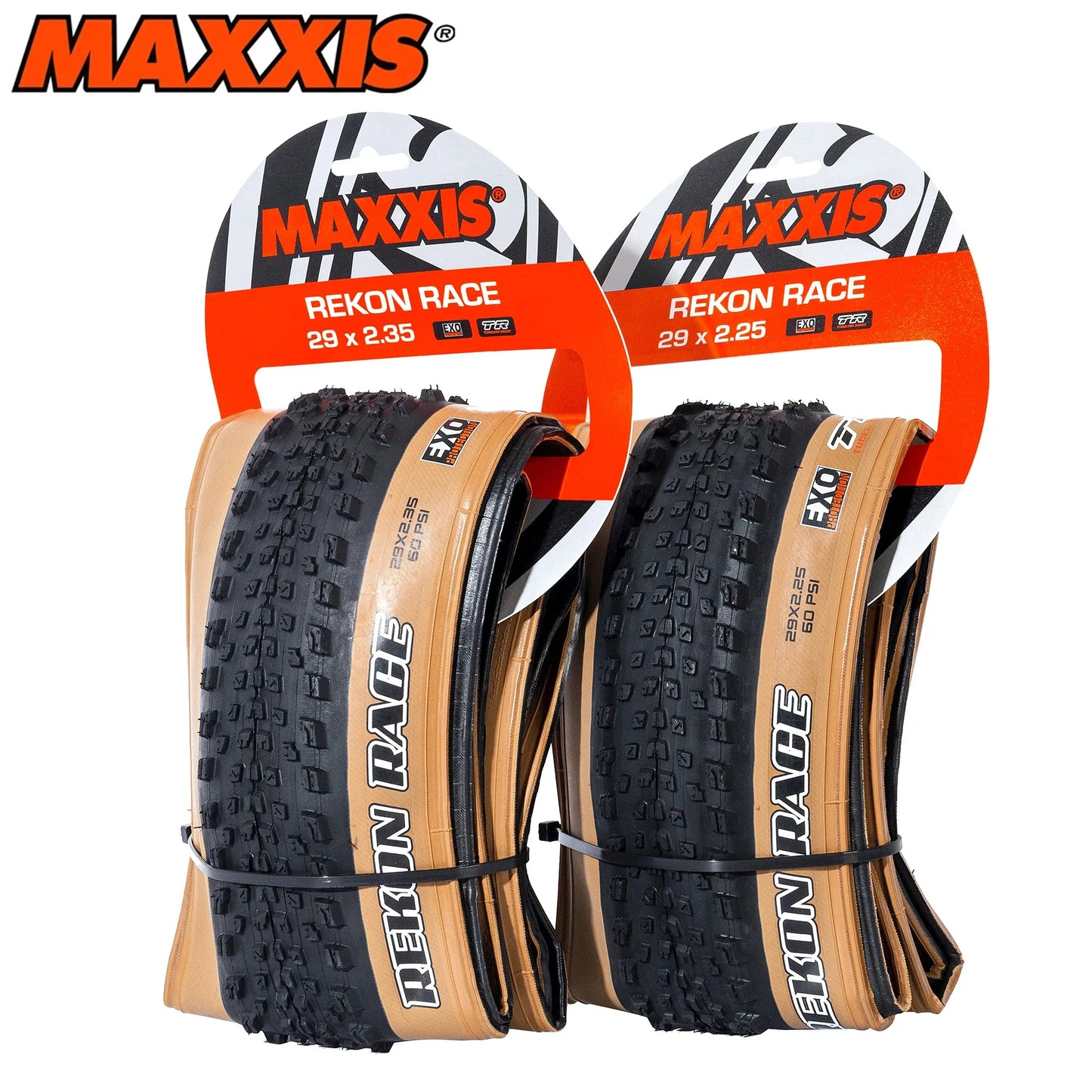 MAXXIS Rekon Race EXO TR Tubeless MTB Bike Tire – 29x2.25/2.35 Foldable Mountain Bicycle Tyre