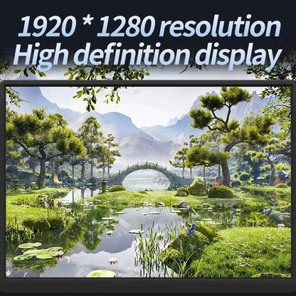 MUCAI 10.5″ 1280P Portable Monitor — 16:10 IPS, 60Hz, 100% sRGB, 420Cd/m² for Laptop, Mac, Xbox, PS4/5, Switch