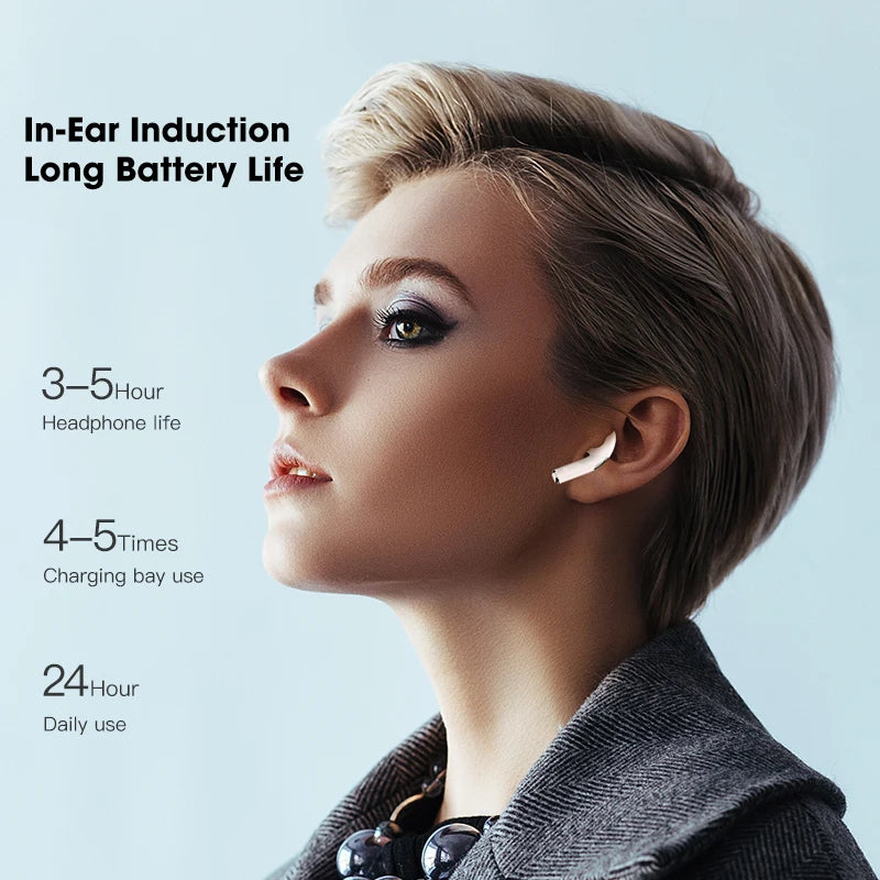 Pro 4 TWS Wireless Earbuds – Bluetooth 5.3 Waterproof Headphones with Mic for Xiaomi & iPhone