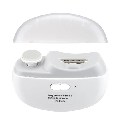 Rechargeable Electric Nail Clipper & Trimmer for Baby and Adult - Grinding, Polishing, and Automatic Manicure with LED Light