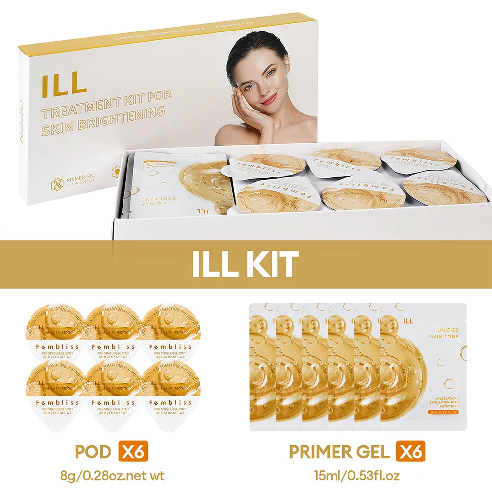 CO2 Bubble Facial Pod Kit - CO2 Capsule Gel & Serum Pods for Aqua Facial Bubble Pen, Deep Cleansing, Hydrating & Spa Skin Care