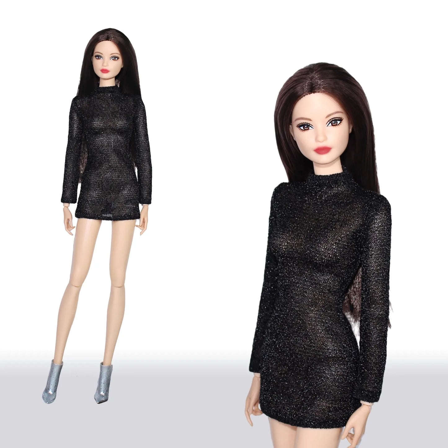 1/6 Doll Clothes Set — New Dress & Sweater Outfit for 30cm Xinyi FR ST BB Dolls, Doll House Accessories