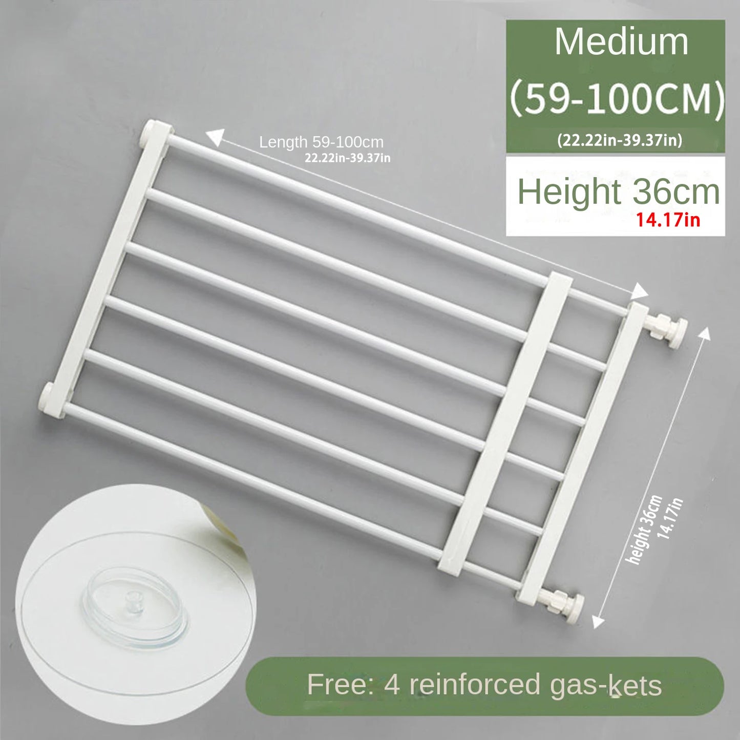Pet Fence Barrier Gate — Indoor Safety Fence for Small & Medium Dogs, Prevents Pets from Entering Rooms