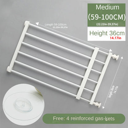 Pet Fence Barrier Gate — Indoor Safety Fence for Small & Medium Dogs, Prevents Pets from Entering Rooms