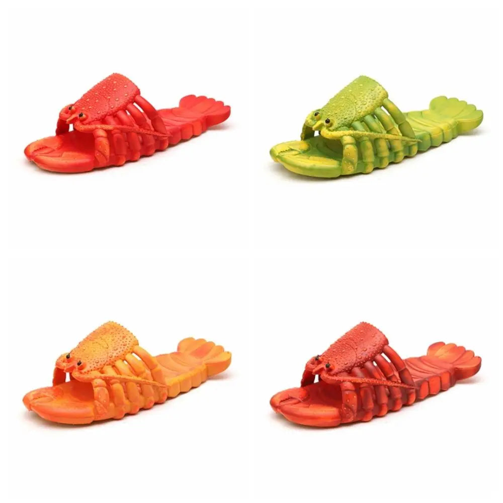 Funny Lobster Slippers - Non-Slip PVC Soft Sole Beach Slides