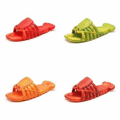 Funny Lobster Slippers - Non-Slip PVC Soft Sole Beach Slides