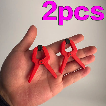 DIY Model Clamp Tool with Silicone Anti-Slip Pad – Seamless Fixing Clip for Model Making, Woodworking & Metal Craft Accessories