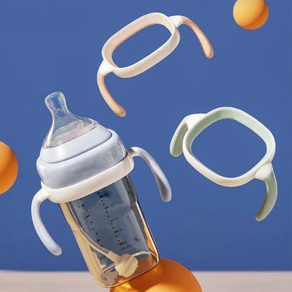 Square Handle Feeding Bottle – Lightweight, Easy Grasp for Baby 6M+, Hegen Bottle Cover Replacement