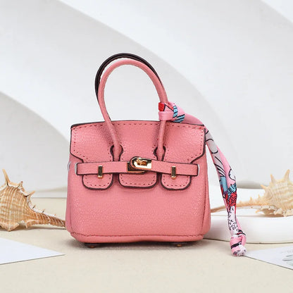 Mini Bag Keychain Pendant — Small Earphone Case & Accessory for H Family, Decorative Gift