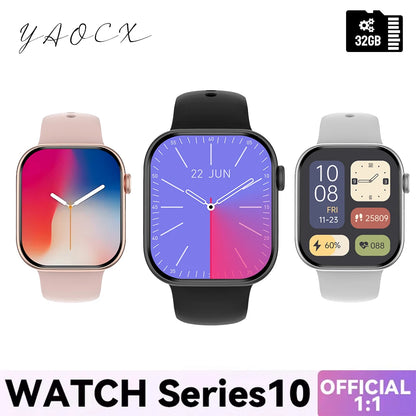 2025 DT 10 Smart Watch – 2.01" AMOLED, 16GB, Music, 3D Surround, BT Call, Waterproof Smartwatch for Men & Women