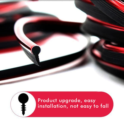 Car Interior PVC Trim Strip – 1M/3M/5M Red Decorative Moulding for Styling & Decoration