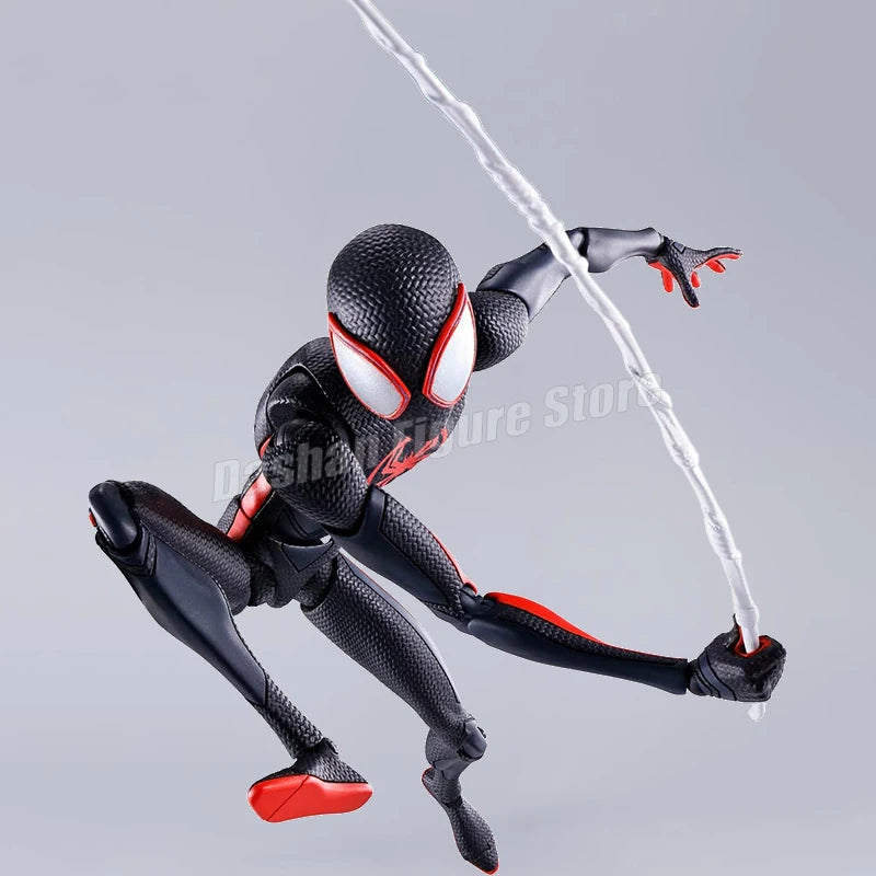 SHF Miles Morales Action Figure – Marvel Spider-Man Across the Spider-Verse Collectible Toy