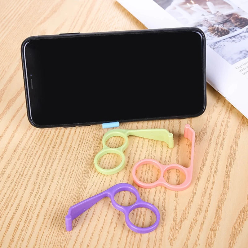 Mobile Phone Finger Ring Holder – Plastic Grip Stand for iPhone, Cellphone & Tablet Support