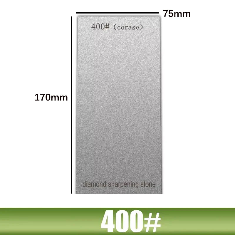 1000 Grit Diamond Plate Sharpening Stone – Large Whetstone for Professional Knife & Blade Sharpening, Apex Edge Tool